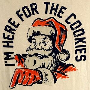 I’M HERE FOR THE COOKIES tee
